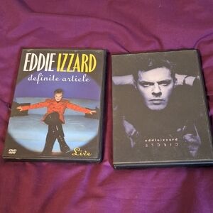 Two Suzy Eddie Izzard DVDs